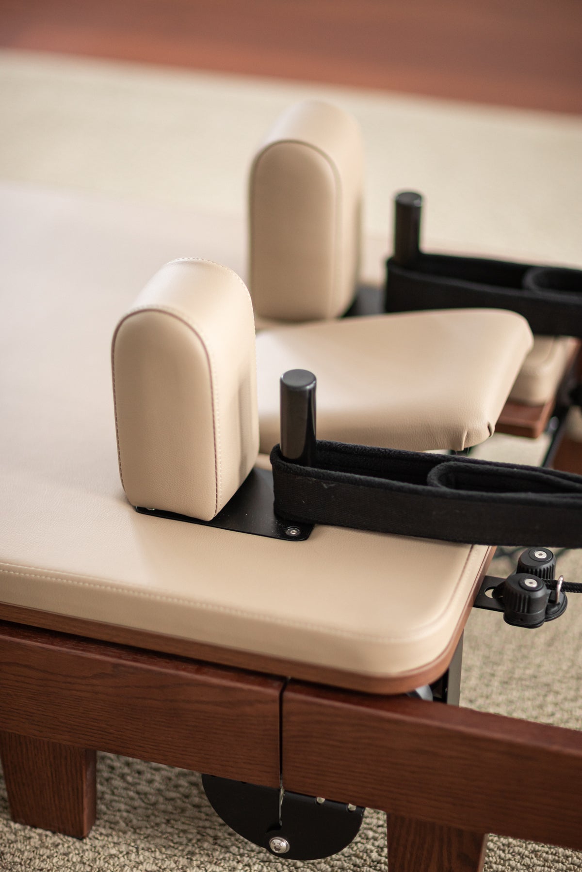 Wood Reformer The Walnut Foldable Pilates Reformer - product detail