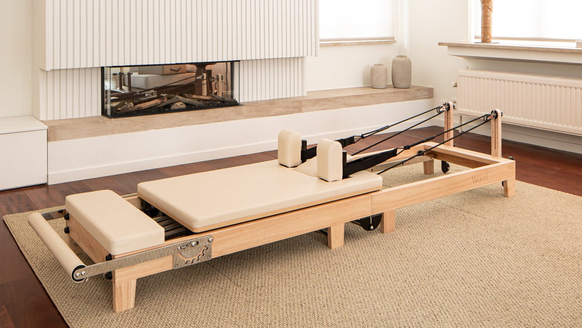 Wood Reformer The Oak Foldable Pilates Reformer - solid wood construction