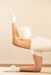 Wood Reformer Pilates ball on the Reformer