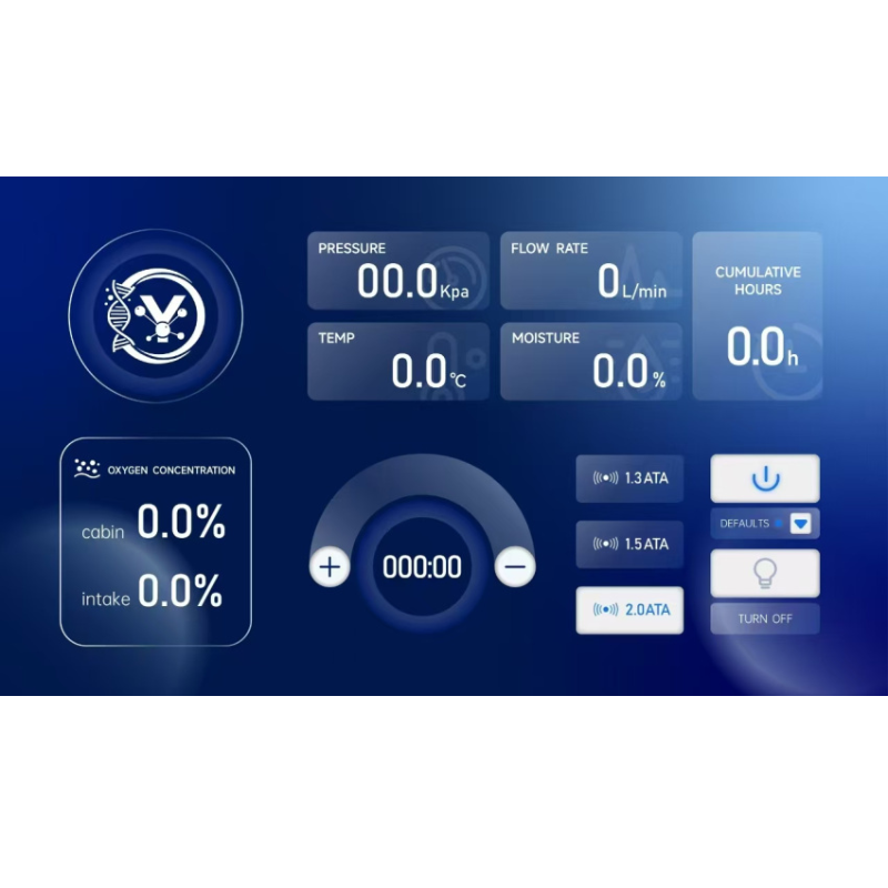Clarity Hyperbaric Vero Chamber Control Panel