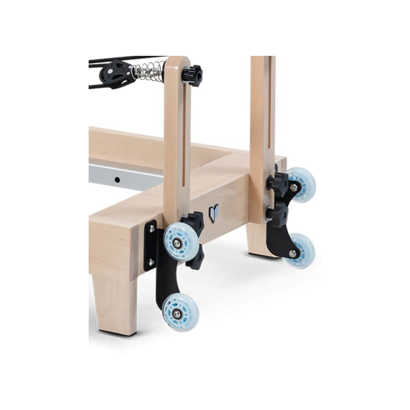 ContourFoldingWoodenPilatesReformerMachinewheels