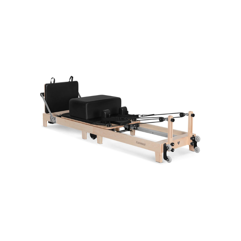 Contour_Folding_Wooden_Pilates_Reformer_Machine_Black_2
