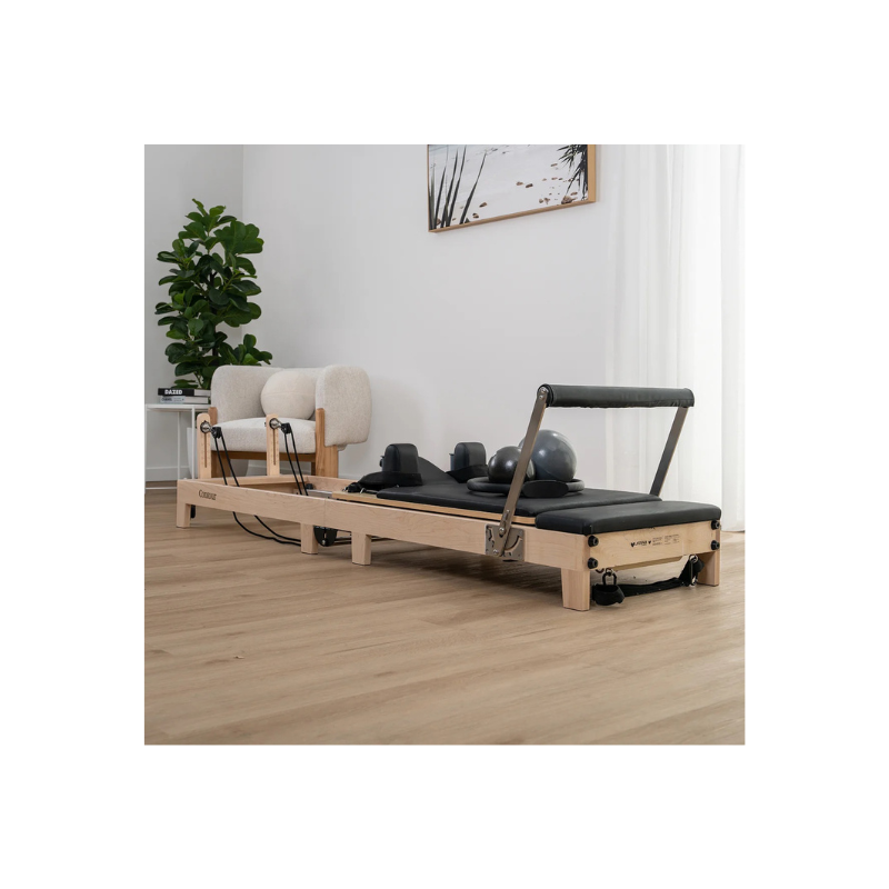 Contour_Folding_Wooden_Pilates_Reformer_Machine_Black_home