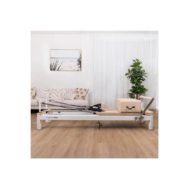 Contour_Pro_Aluminium_Pilates_Reformer_Machine_benefits_beige