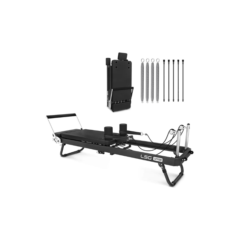 GPR100FoldablePilatesReformerMachinecompleteset