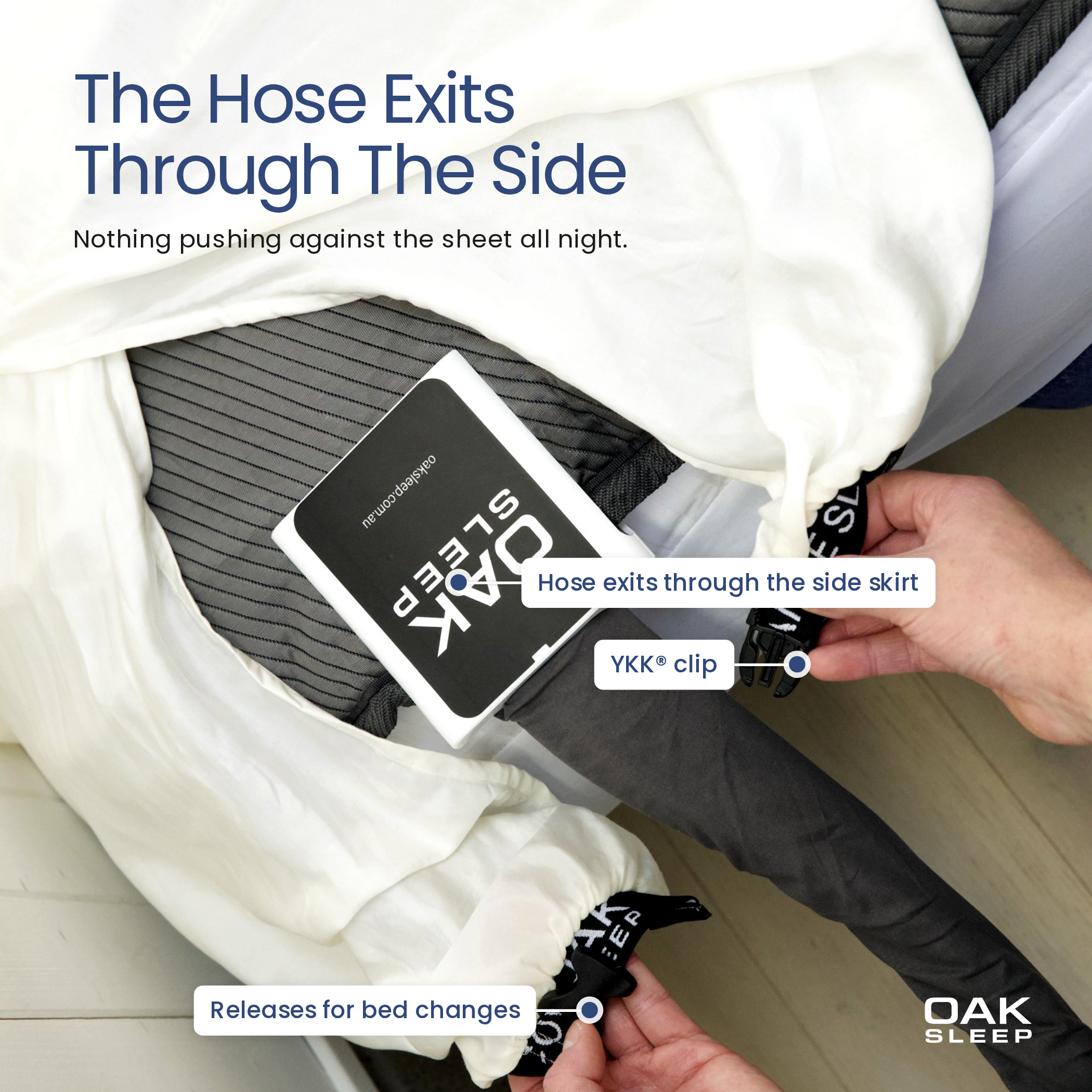 HydroClip hose exit port