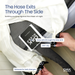 HydroClip hose exit port