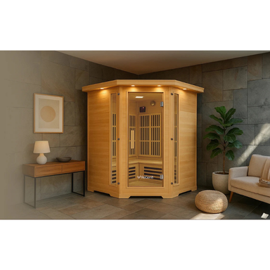 Indoor 4 person sauna for home use