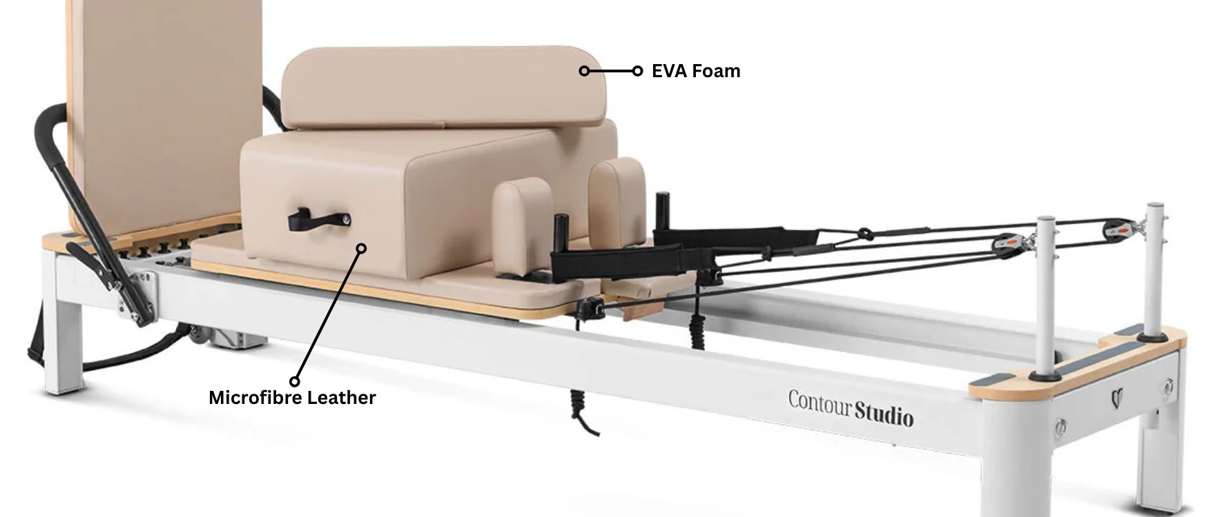 Lifespan_Fitness_Contour_Studio_Commercial_Pilates_Reformer_Bed_Set