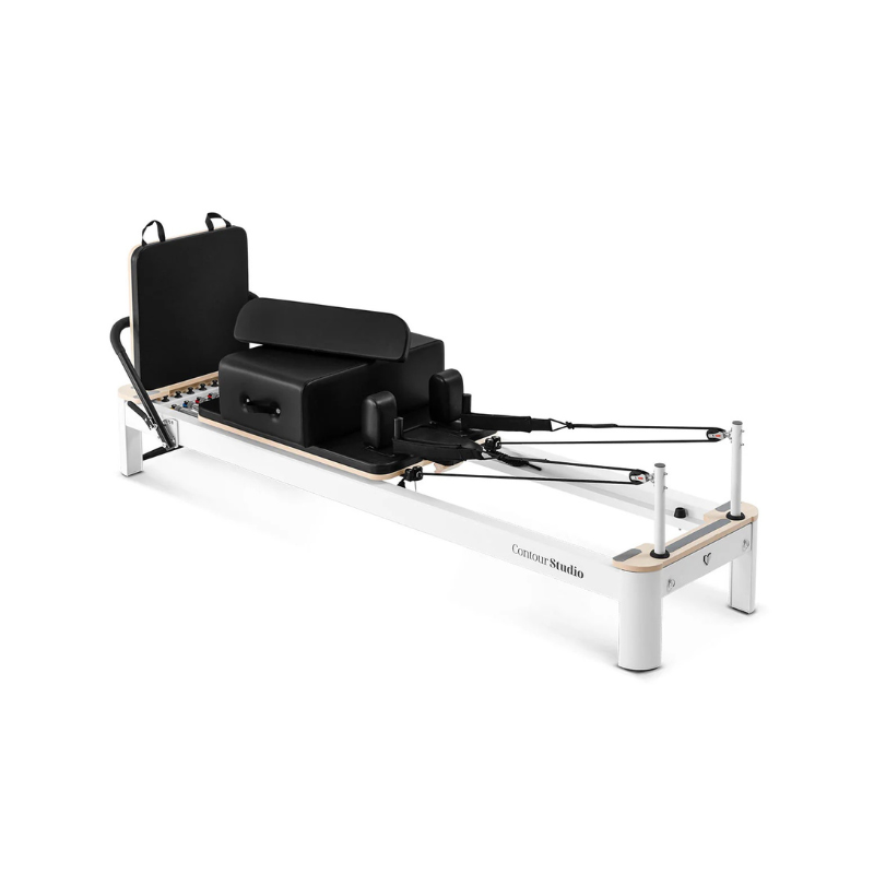 Lifespan_Fitness_Contour_Studio_Commercial_Pilates_Reformer_Bed_Set_4