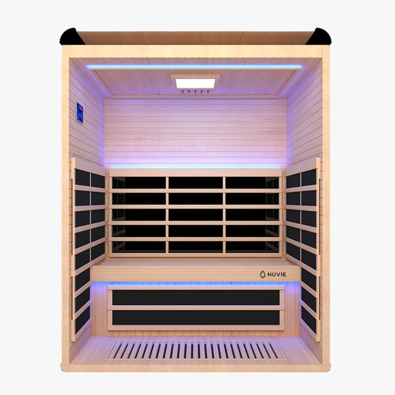 nuvie 3 person infrared sauna sunlighten