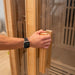 Regen8 TRIO infrared Sauna handle