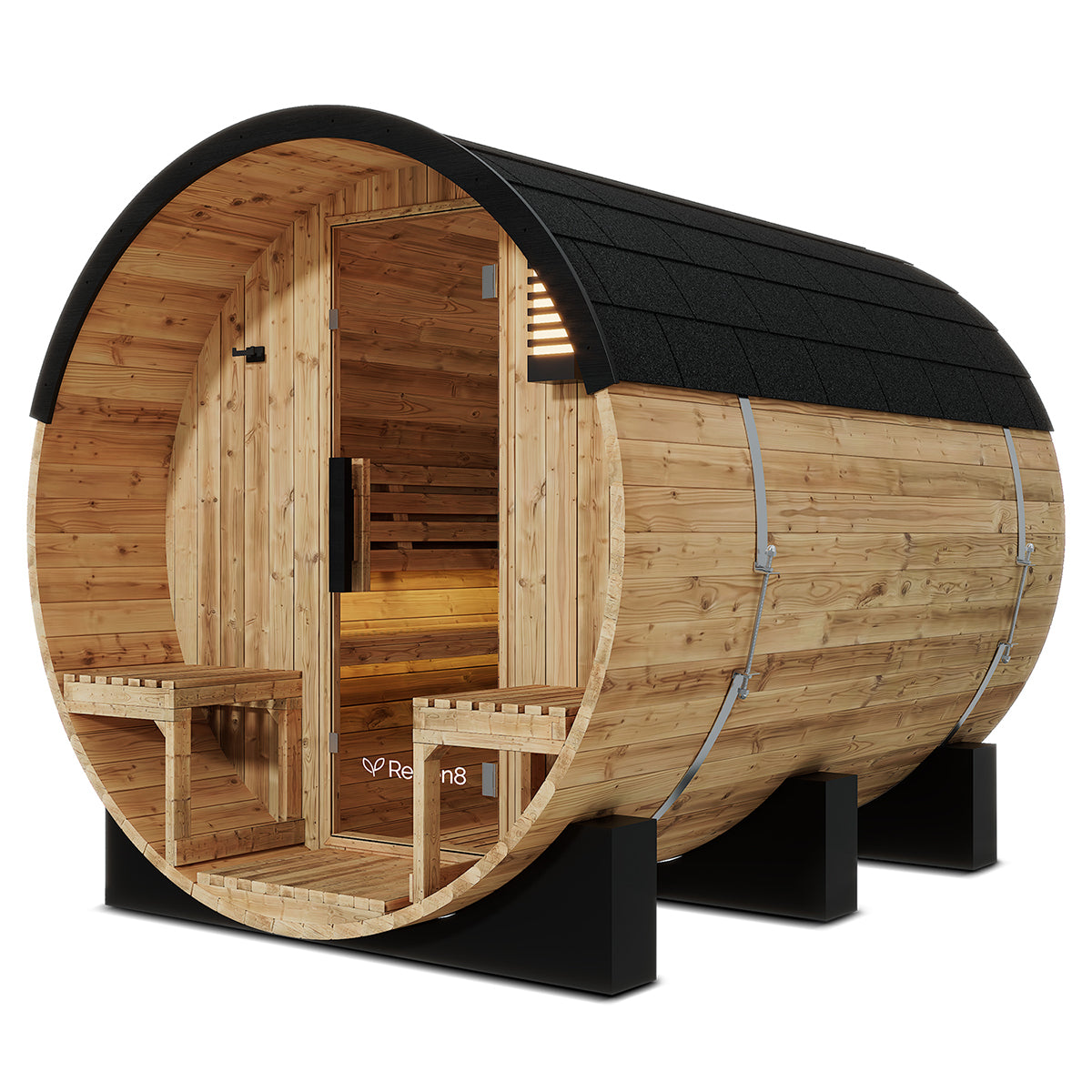 ReGen8 Venturo 4 person outdoor barrel sauna