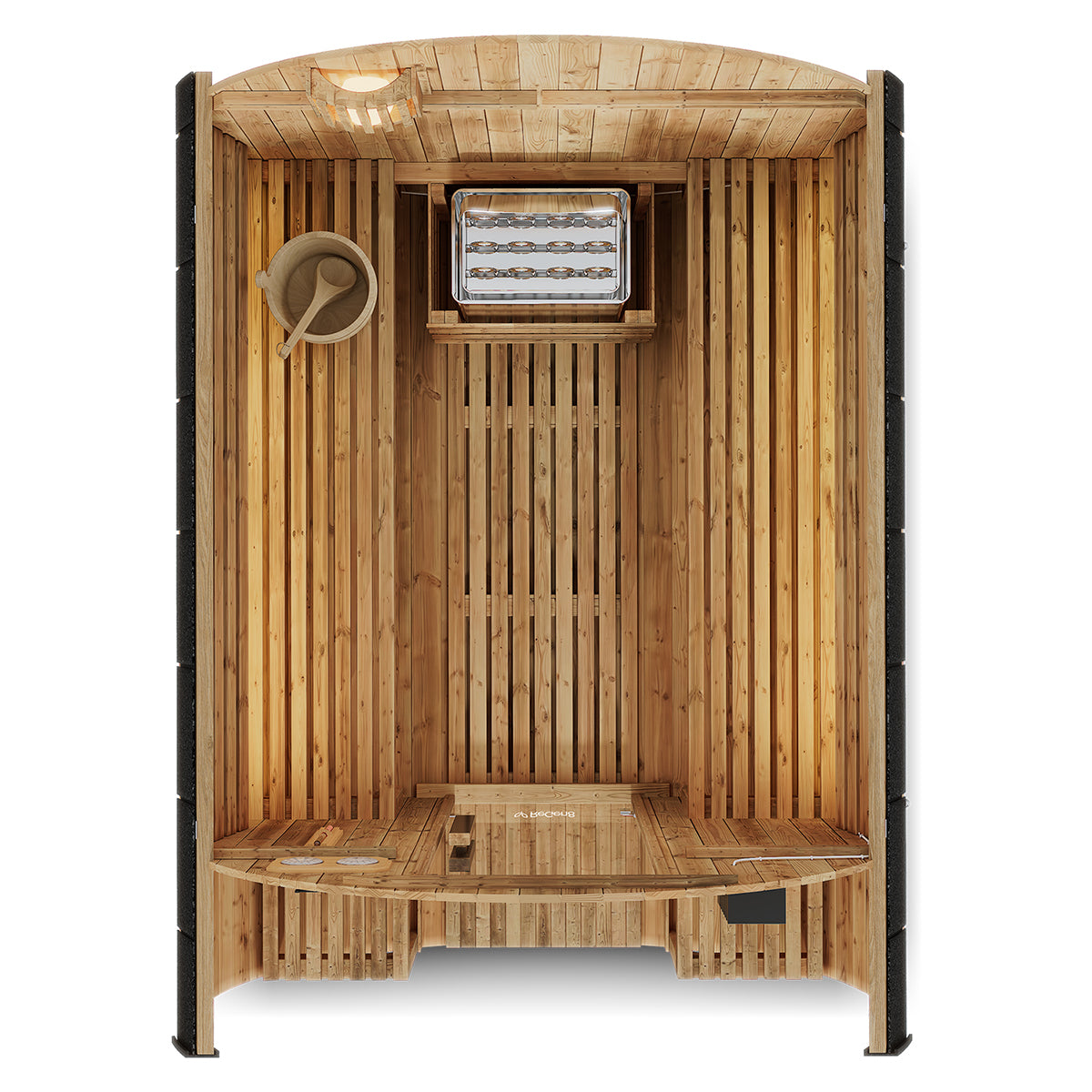 ReGen8 Venturo barrel sauna detail view