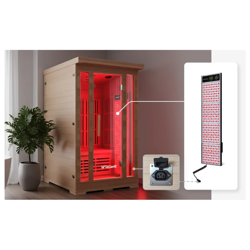 Regen8_2_person_sauna_infrared_lght