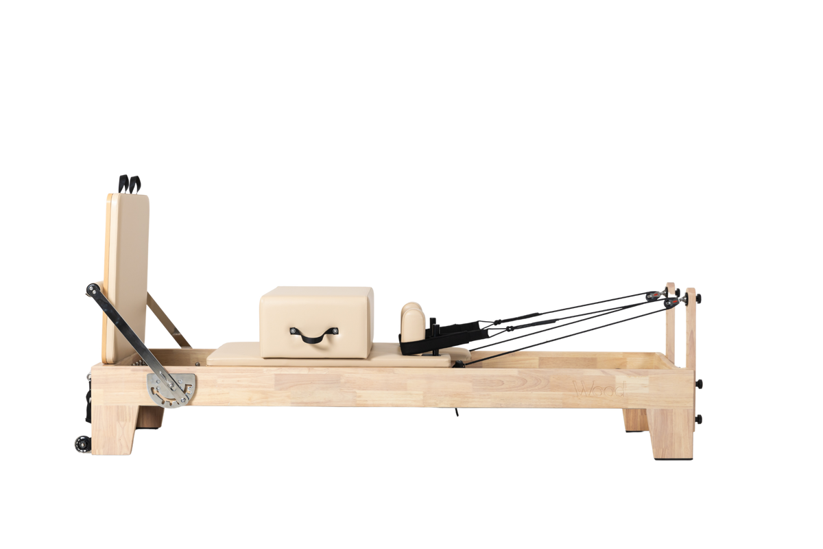 Wood Reformer The Oak Studio Pilates Reformer - adjustment detail