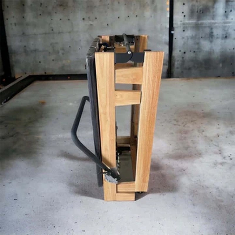 core-collab-foldable-eco-pilates-reformer-folded-compact-storage