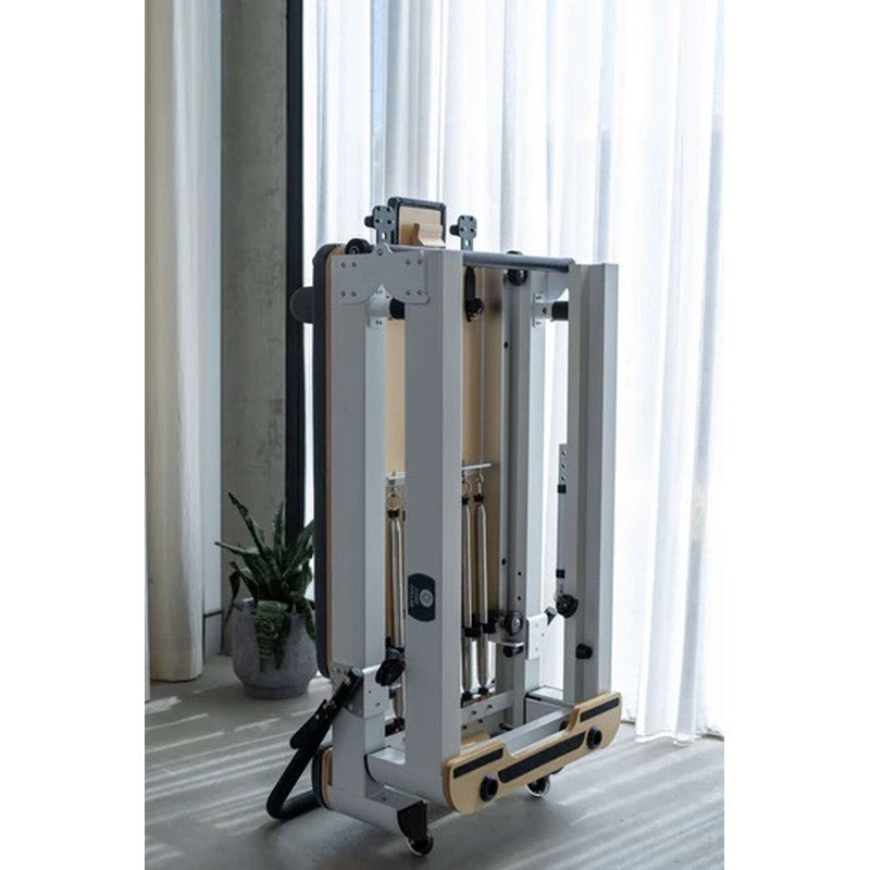 core-collab-queen-foldable-reformer-folded-upright-compact-storage