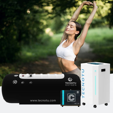 home-soft-hyperbaric-chamber-2-0-hbot-lifestyle-woman-stretch