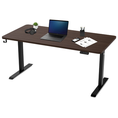 Lifespan Fitness ErgoDesk Electric Standing Desk 160cm (Walnut/Black)