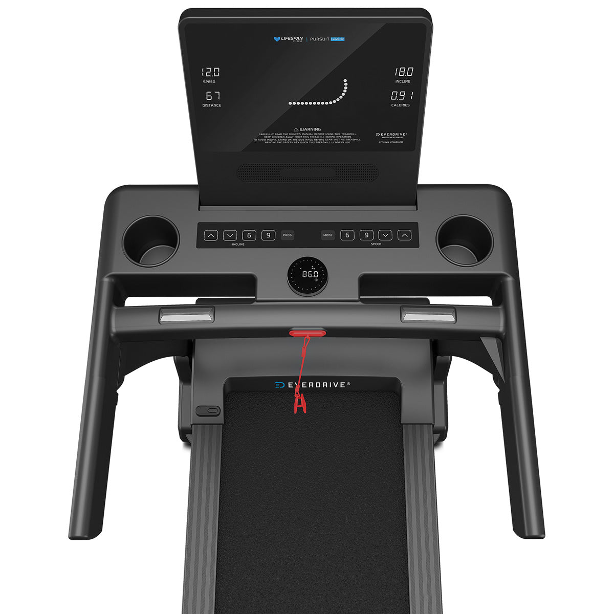 Lifespan Fitness Pursuit MAX 2 Treadmill - motor and frame detail