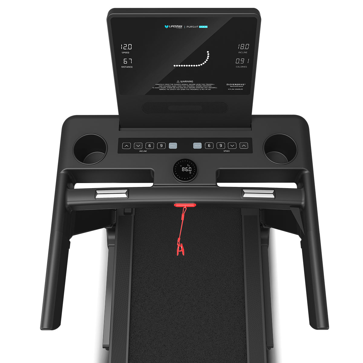 Lifespan Fitness Pursuit MAX Treadmill - Lifestyle View