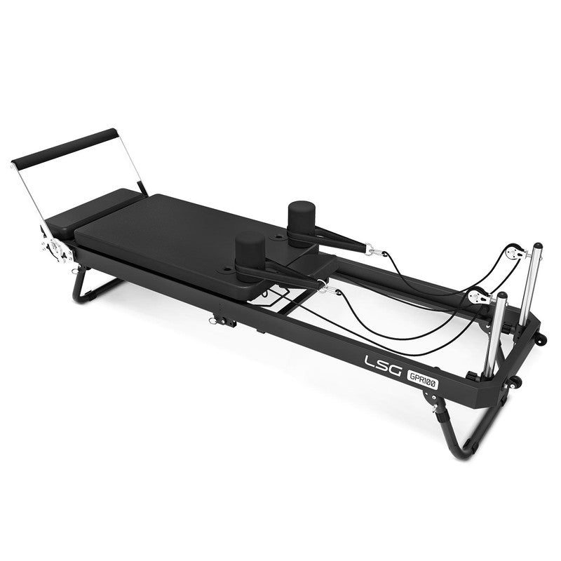 lsg-gpr100-foldable-pilates-reformer-overhead-angle-view