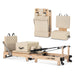lsg-gpr500-foldable-pilates-reformer-machine-beige-full-set-folded-view