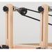 lsg-gpr500-foldable-pilates-reformer-machine-beige-pulley-rope-system-detail