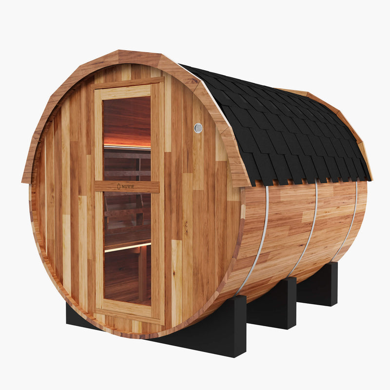 NUVIE Pure Traditional Barrel Sauna - product image 4