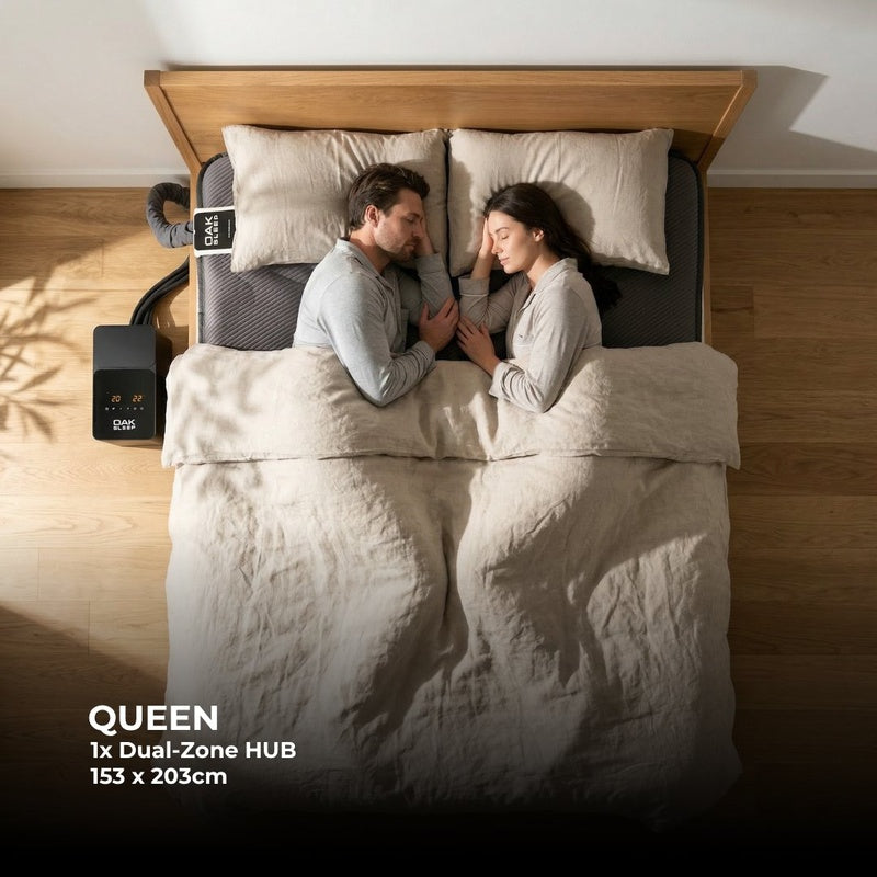 oak-sleep-hub-2-dual-temperature-control-cooling-mattress-queen-top-view