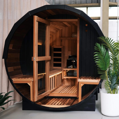 outdoor infrared sauna