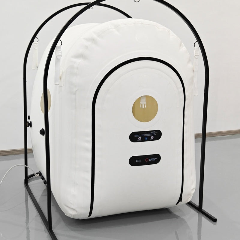 oxyair-portable-hbot-chamber-wheelchair-olv-rw01-inflated-front-view