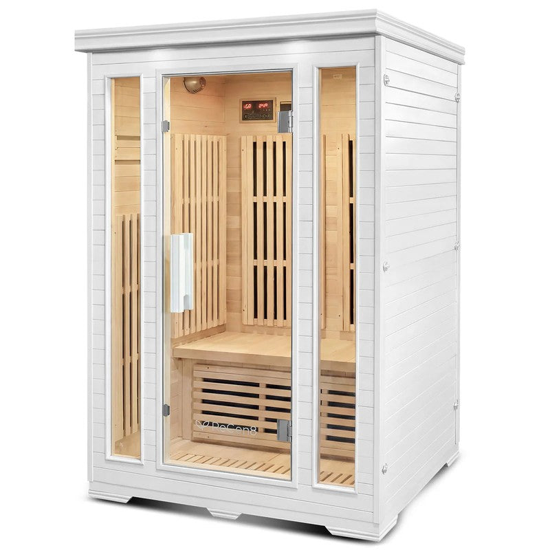 regen8-duo-indoor-2-person-infrared-sauna-white-side-angle-view