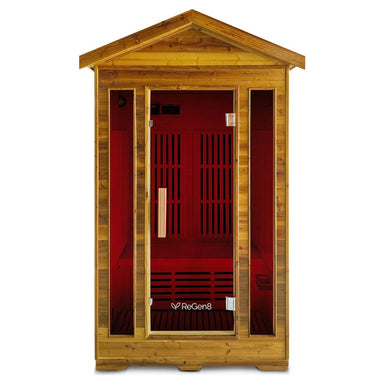 regen8-duo-outdoor-2-person-infrared-sauna-natural-front-infrared-view