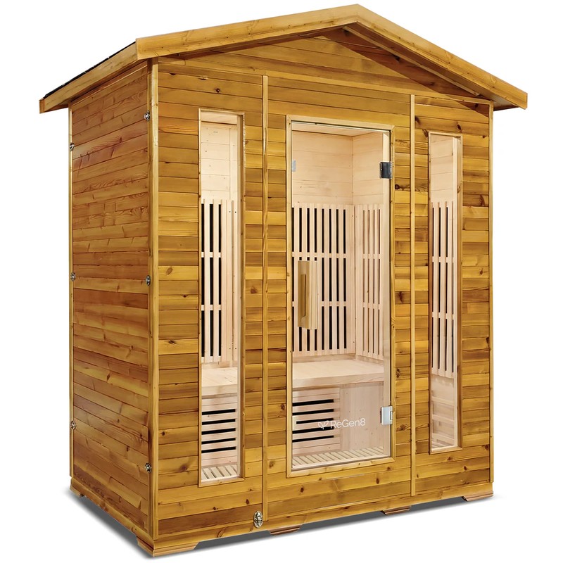 regen8-quadro-outdoor-4-person-infrared-sauna-natural-angle-view