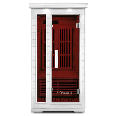 regen8-solo-indoor-1-person-infrared-sauna-white-front-infrared-view