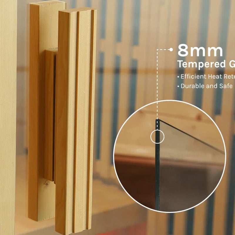 regen8-trio-outdoor-3-person-infrared-sauna-tempered-glass-door-material