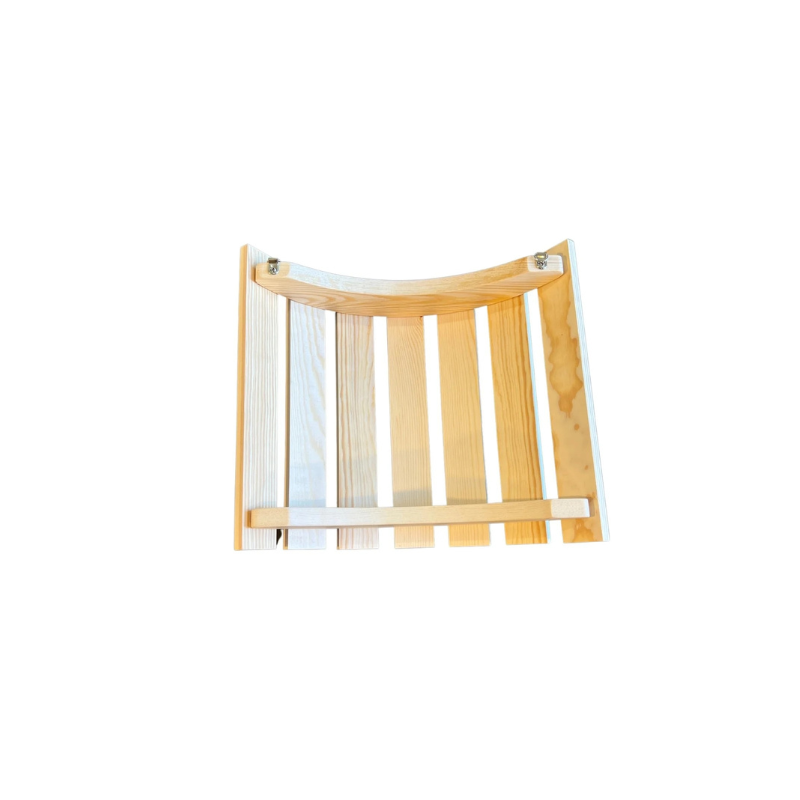 sauna back rest in spruce wood
