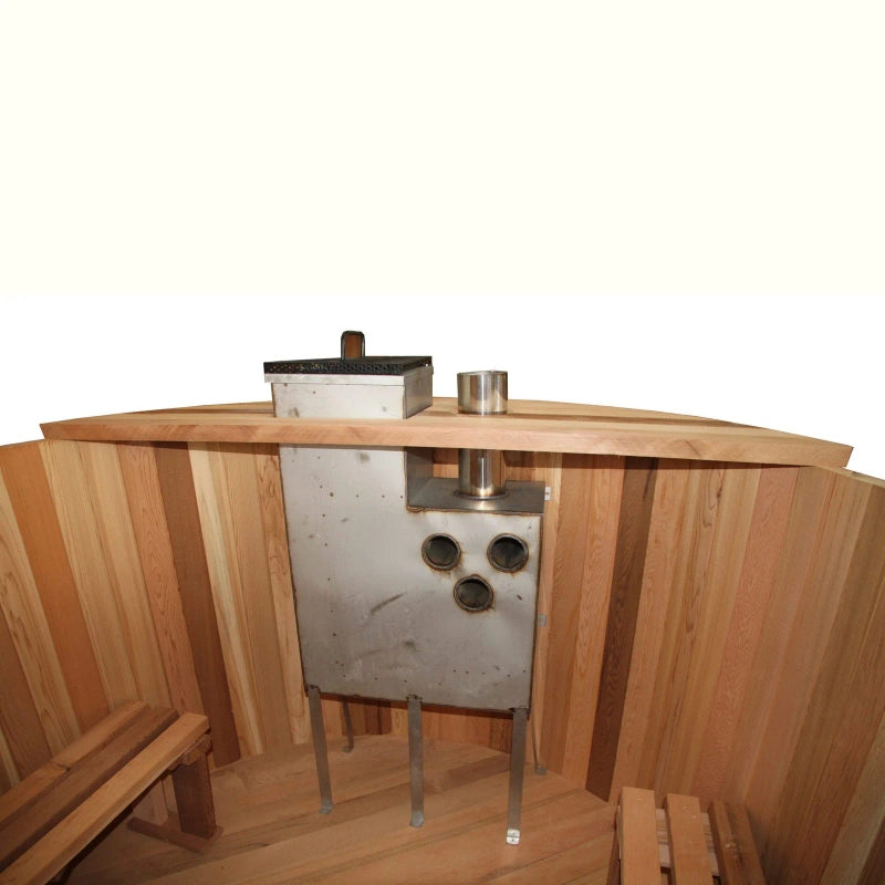 Shym Saunas Firewood Stainless Steel Hot Tub and Pool Water Heater Internal