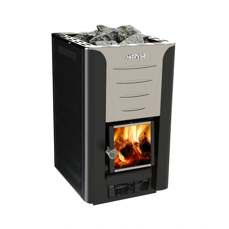 Wood burning heater Harvia Pro 20 BimSchV2 black