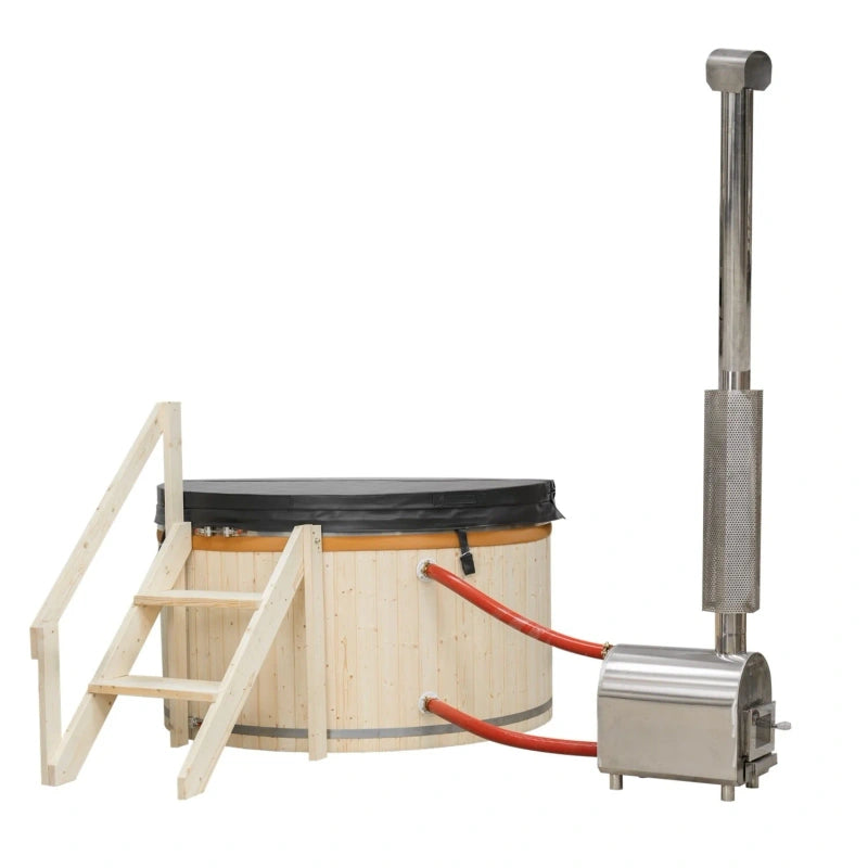 Shym Saunas wood burn Stainless Steel Hot Tub and Pool Water Heater