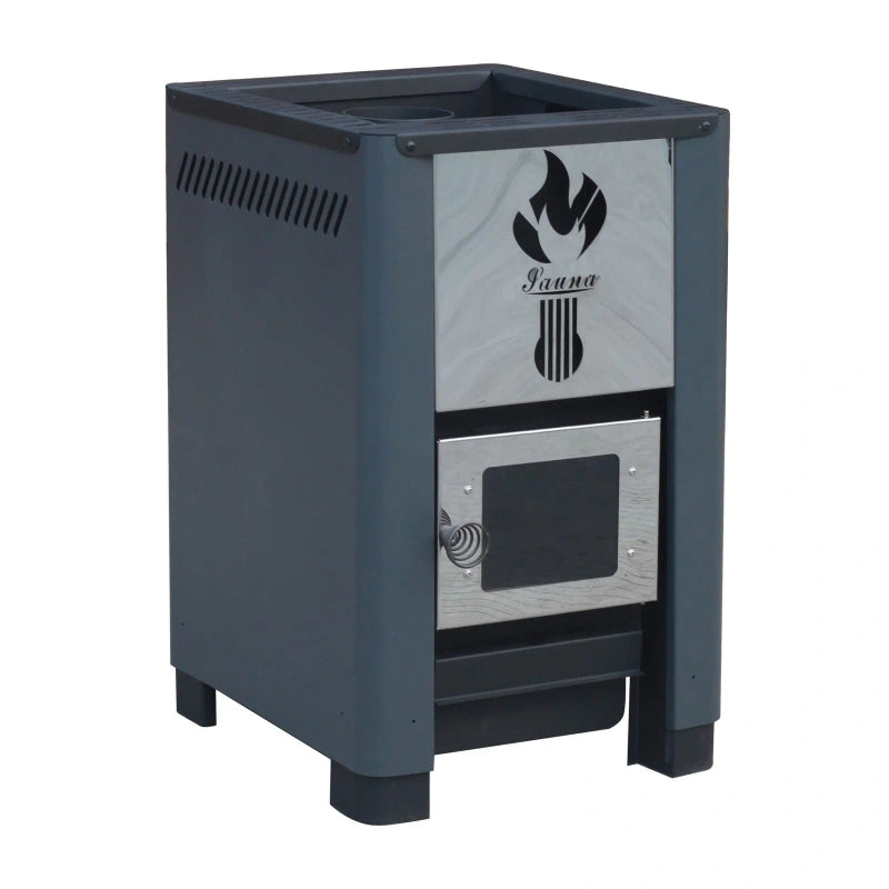 Wood Burning Sauna Heater Firewood Sauna Stove with Flue Kit 15kW SHYM2