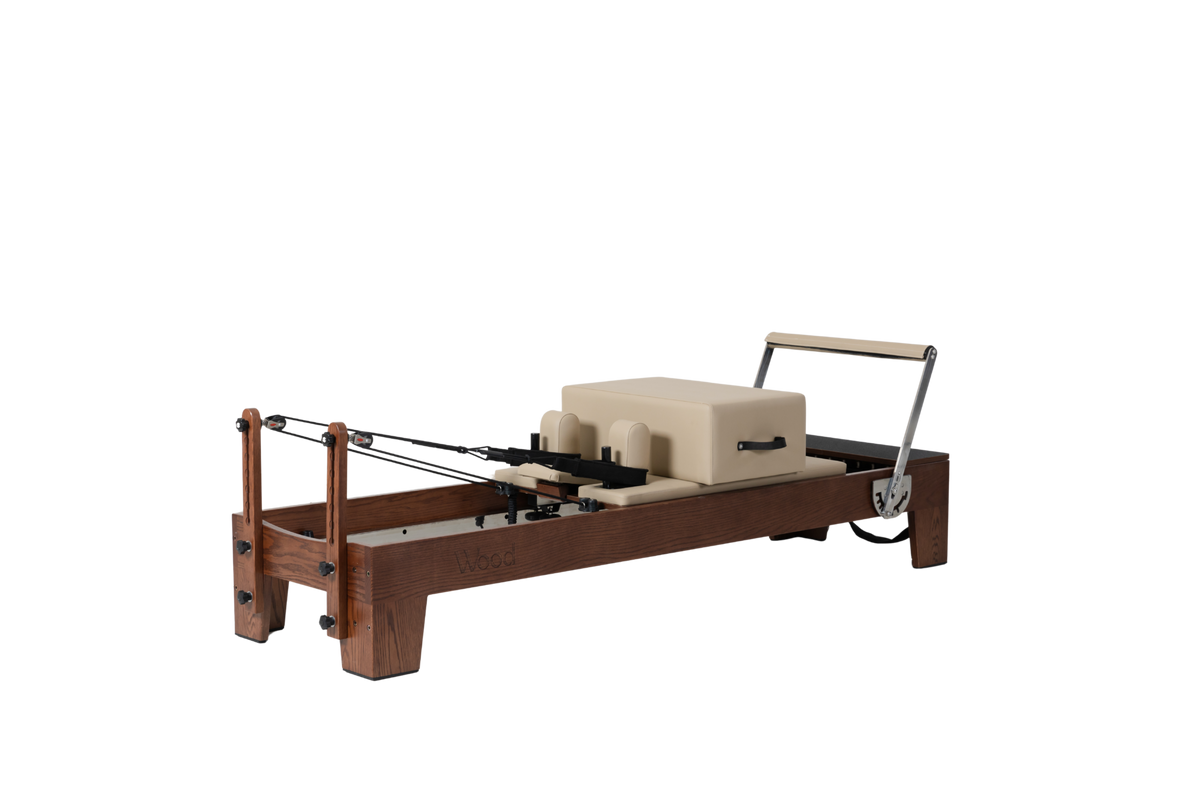 Wood Reformer The Walnut Studio Pilates Reformer - adjustment detail