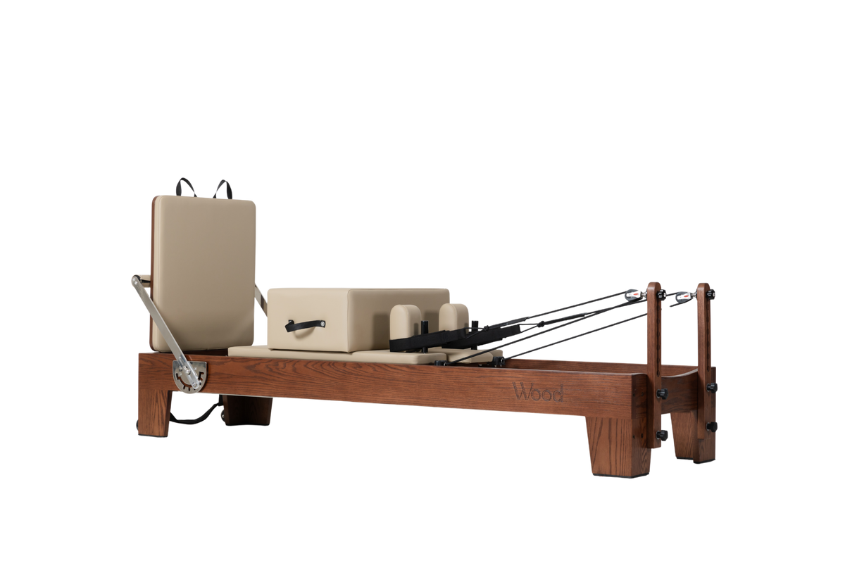 Wood Reformer The Walnut Studio Pilates Reformer - solid wood construction